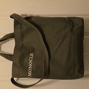 Monocle Tote Green